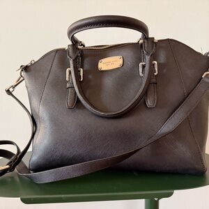 Micheal Kors Ciara Leather Large Satchel Bag Purse